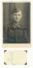 Portrait junger Soldat der Wehrmacht in Uniform Mütze Feldgrau Postkarte