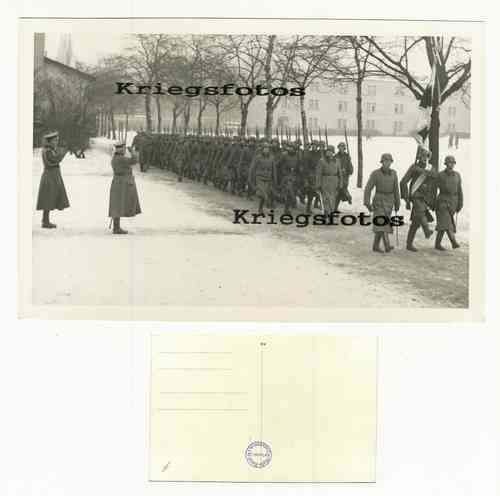 Dresden ? Sachsen Kaserne  Soldaten Wehrmacht Vereidigung Postkarte