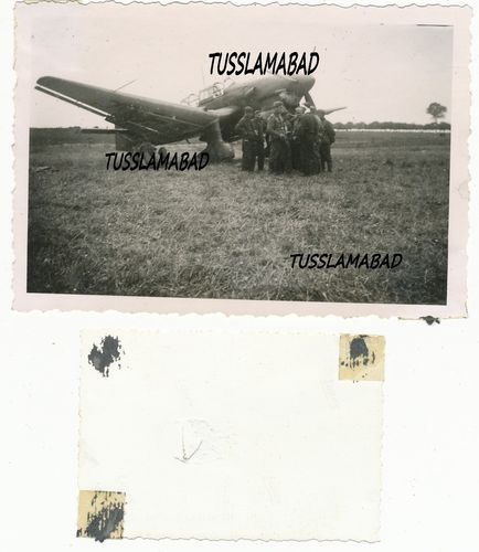 Flugzeug Stuka Luftwaffe auf Flugplatz Technik Foto